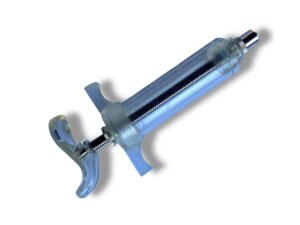 Jeringa automática Plexi con vástago 20 ml KRUUSE