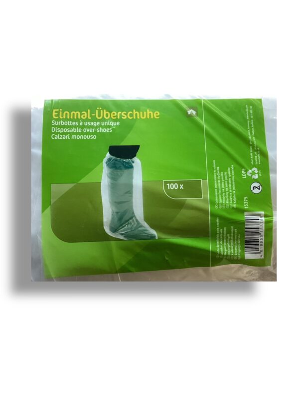 Botas AK desechables plásticas x100 unidades