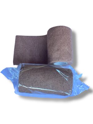 Venda elasticada 10cm x 4.5mt café