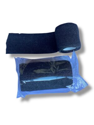 Venda elasticada 10cm x 4.5mt negra