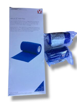 Venda elástica VET-FLEX 10cm x 4.5mt azul