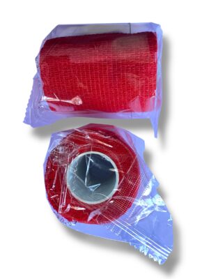 Venda elasticada 7.5cm x 4.5mt roja
