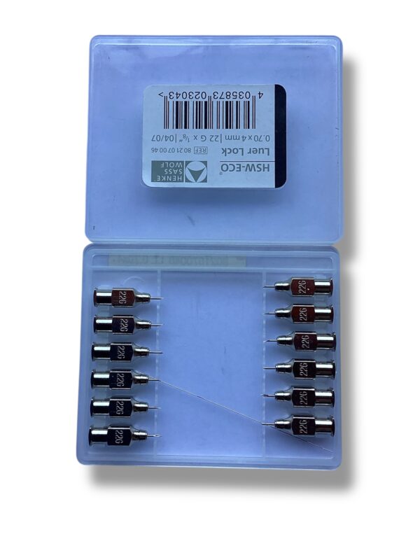 Aguja L.L 22g x 1/8